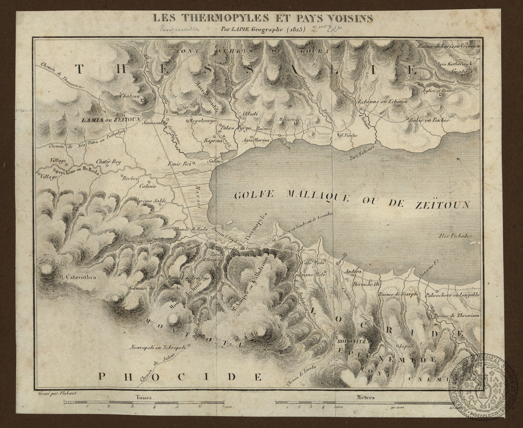 Les Thermopyles et pays voisins.